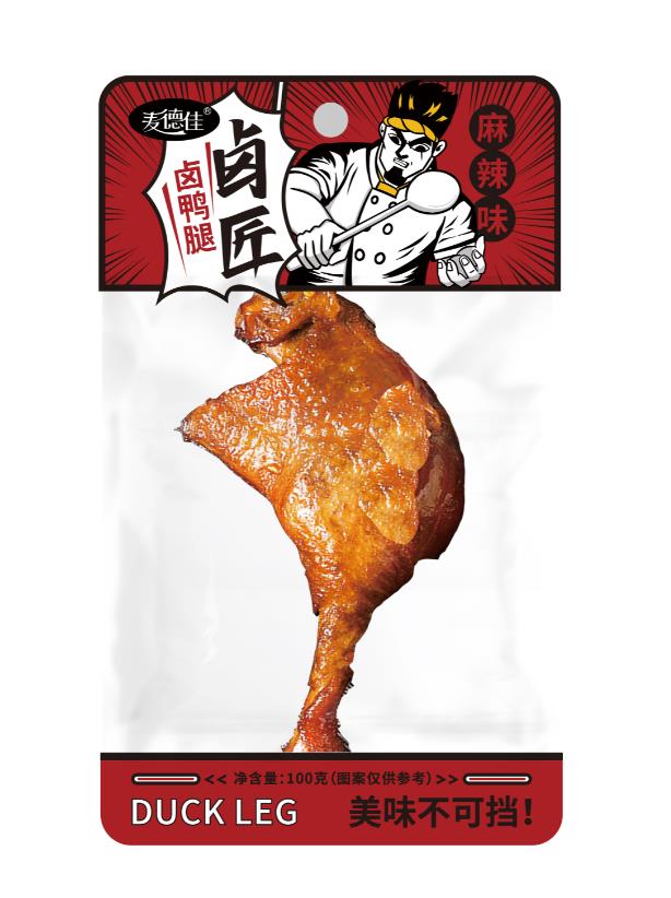 100g卤鸭腿（麻辣味）